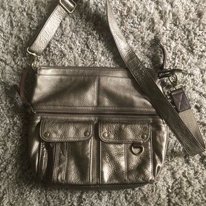 Fossil Morgan Metallic Crossbody Bag